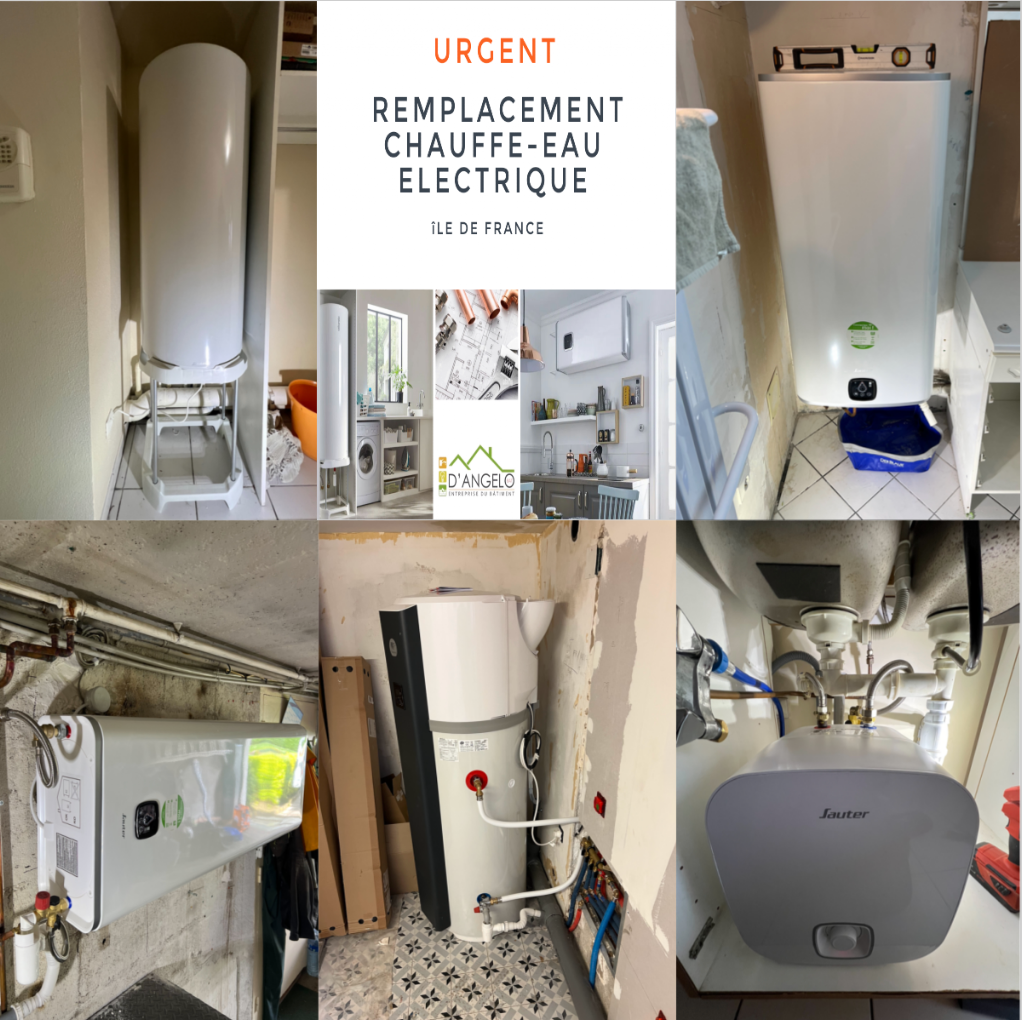 Plusieurs configurations de chauffe-eau